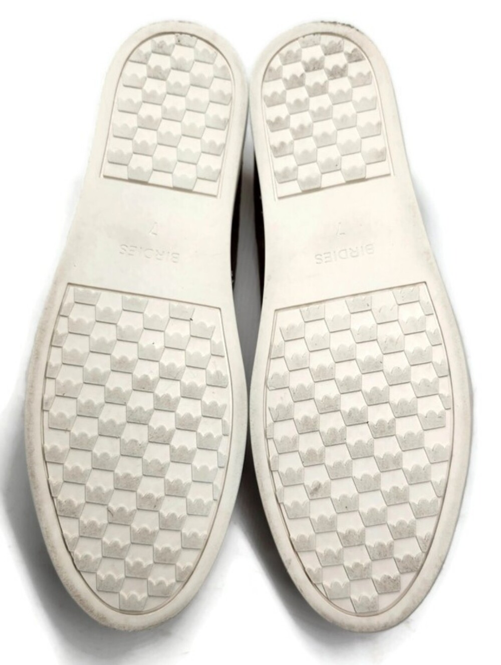 Birdies The Swift Metallic Gold Leather Slip-On No-Lace Loafer Style Sneakers - Picture 11 of 11